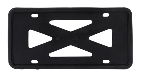 Silicone License Plate Frame - Black