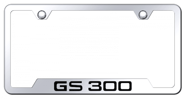 GS300 Laser Etched Cut-out Frame – Stainless Steel