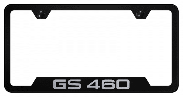 GS460 Laser Etched Cut-Out Frame – Black