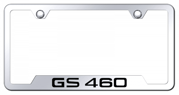 GS460 Laser Etched Cut-out Frame – Stainless Steel