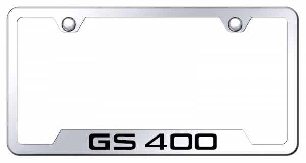 GS400 Laser Etched Cut-Out Frame – Stainless Steel