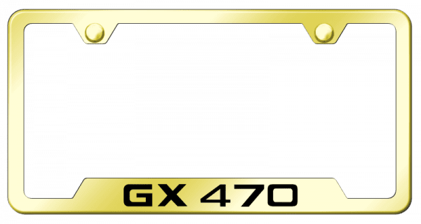 GX470 Laser Etched Cut-out Frame – Gold