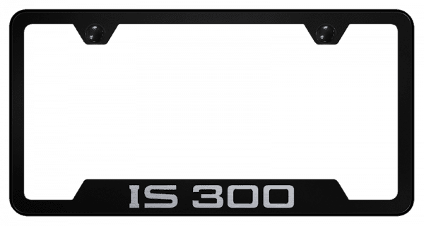 IS300 Laser Etched Cut-Out Frame – Black