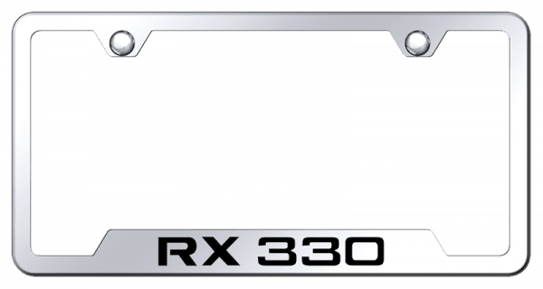 RX330 Laser Etched Cut-out Frame – Stainless Steel