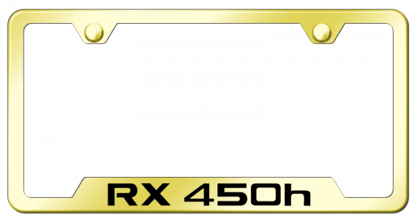 RX450h Laser Etched Cut-out Frame – Gold