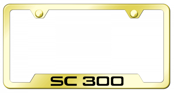 SC300 Laser Etched Cut-out Frame – Gold