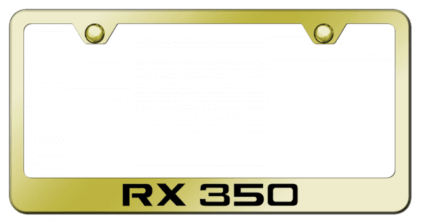 RX350 Laser Etched Frame – Gold