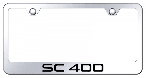 SC400 Laser Etched Frame – Stainless Steel