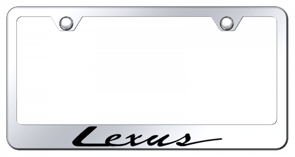 Lexus Script Laser Etched Frame – Stainless Steel