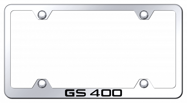 GS400 Wide Body Laser Etched Frame – Stainless Steel