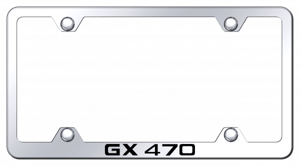 GX470 Wide Body Laser Etched Frame – Stainless Steel