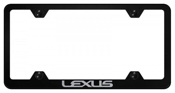 Lexus Wide Body Laser Etched Frame – Black