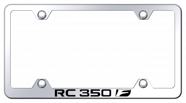 RC350F Wide Body Laser Etched Frame – Stainless Steel