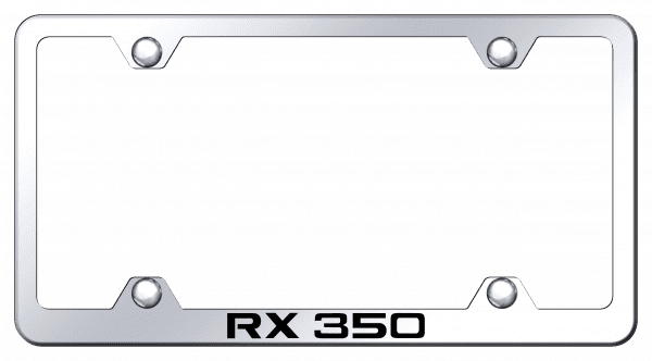 RX350 Wide Body Laser Etched Frame – Stainless Steel
