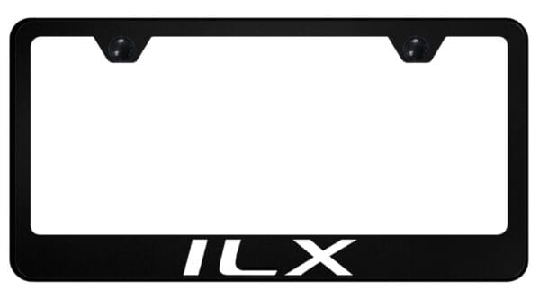 Acura ILX UV Print Polycarbonate License Plate Frame (Black)