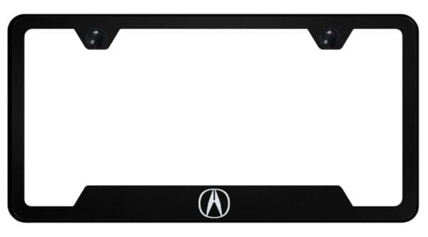 Acura Laser Etched Logo Cut-Out License Plate Frame