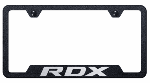 Acura RDX Laser Etched Logo Notched License Plate Frame Official Licensed