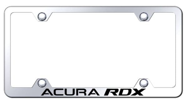 Acura RDX Laser Etched Logo Wide Body License Plate Frame