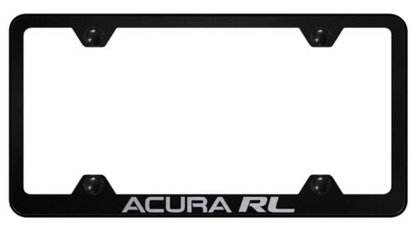 Acura RL Laser Etched Logo Wide Body License Plate Frame
