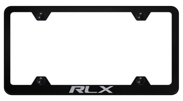 Acura RLX Laser Etched Logo Wide Body License Plate Frame