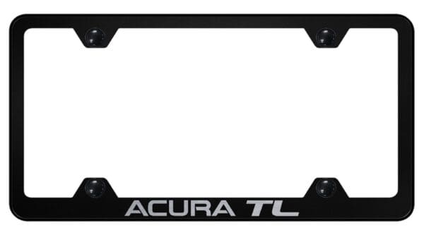 Acura TL Laser Etched Stainless Steel Wide Body License Plate Frame