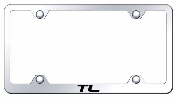 Acura TL Mirrored Chrome Stainless Steel License Plate Frame