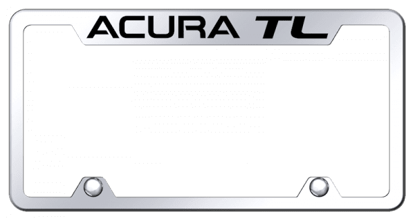 Acura TL Mirrored Steel Truck Cut-Out Logo License Plate Frame Official Licensed