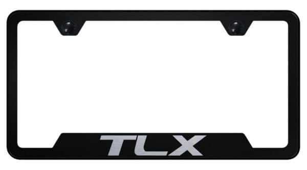 Acura TLX Laser Etched Logo Cut-Out License Plate Frame