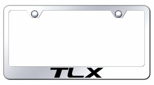 Acura TLX Mirrored Chrome Stainless Steel License Plate Frame
