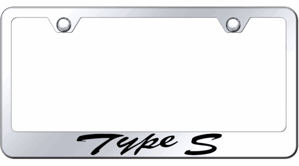 Acura Type S Etched Script Logo Chrome License Plate Frame Official Licensed