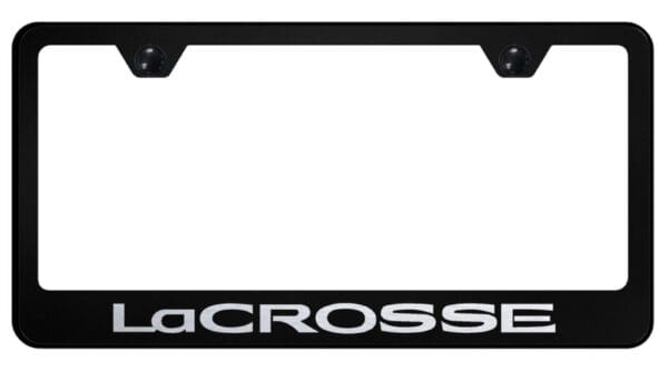 Buick LaCrosse Laser Etched Logo Stainless Steel License Plate Frame