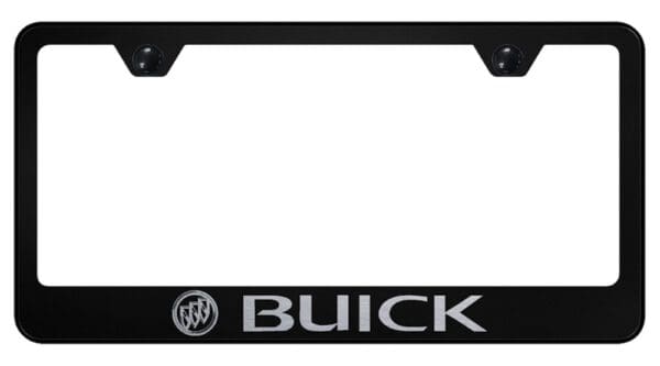 Buick Laser Etched Logo Stainless Steel License Plate Frame