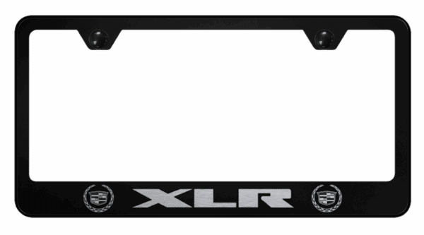 Cadillac XLR 2000 Laser Etched Logo Standard License Plate Frame Official