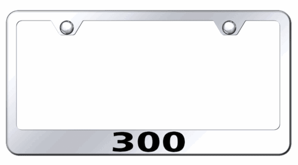Chrysler 300 Laser Etched Logo Standard License Plate Frame Official Licensed