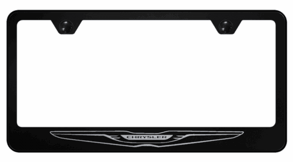 Chrysler Logo Laser Etched Logo License Plate Frame Official Licensed