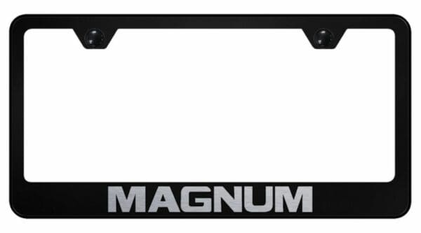Dodge Magnum Black Stainless Steel License Plate Frame