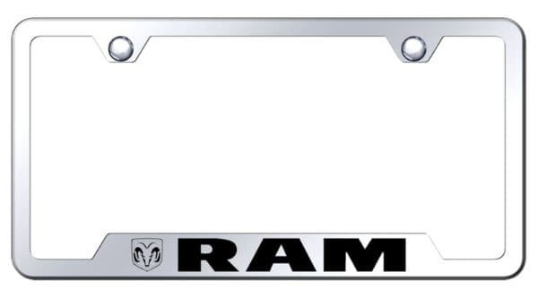 Dodge RAM License Plate Frame (Chrome)
