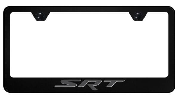 Dodge SRT UV Print Logo Polycarbonate License Plate Frame