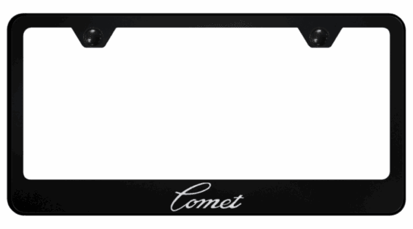 Ford Comet Laser Etched Logo License Plate Frame Official Licensed