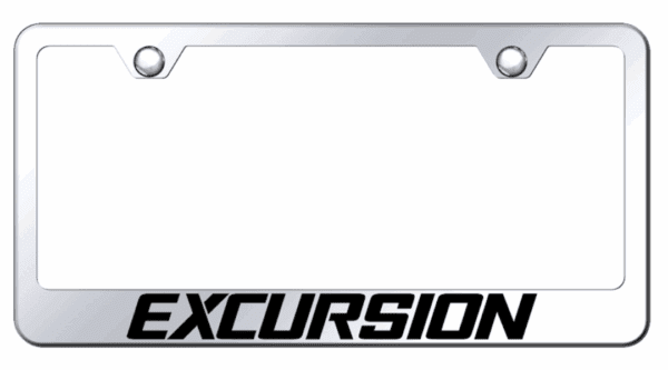 Ford Excursion Laser Etched Logo Standard License Plate Frame Official Licensed