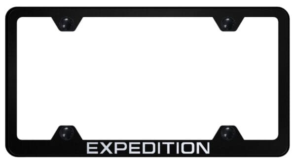 Ford Expedition Laser Etched Logo Wide Body License Plate Frame