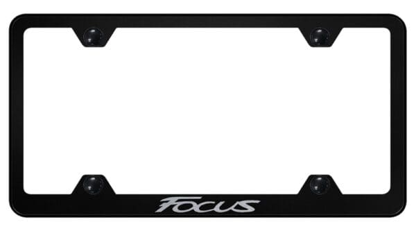 Ford Focus Laser Etched Logo Wide Body License Plate Frame