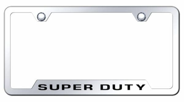 Ford Mirrored Chrome Stainless Steel License Plate Frame