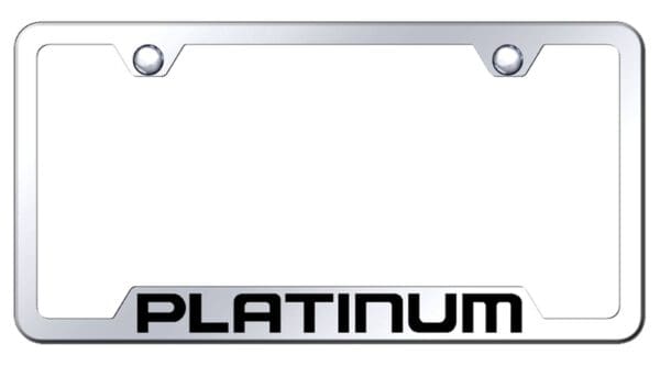 Ford Platinum License Plate Frame (Chrome)