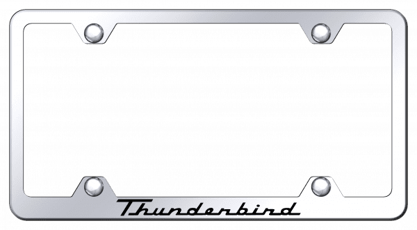 Ford Thunderbird Laser Etched Wide Body License Plate Frame Official Licensed