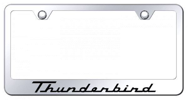 Ford Thunderbird Logo Chrome License Plate Frame Official Licensed