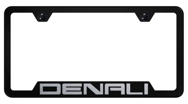 GMC Denali License Plate Frame (Black)
