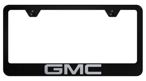 GMC License Plate Frame (Black)