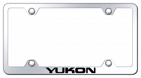 GMC Yukon Laser Etched Wide Body License Plate Frame Official Licensed