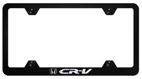 Honda CR-V Laser Etched Stainless Steel Wide Body License Plate Frame